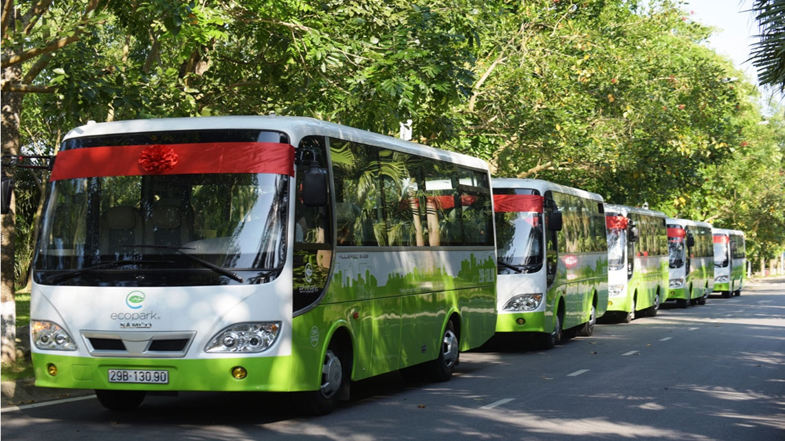 Xe bus Ecopark giai đoạn 1